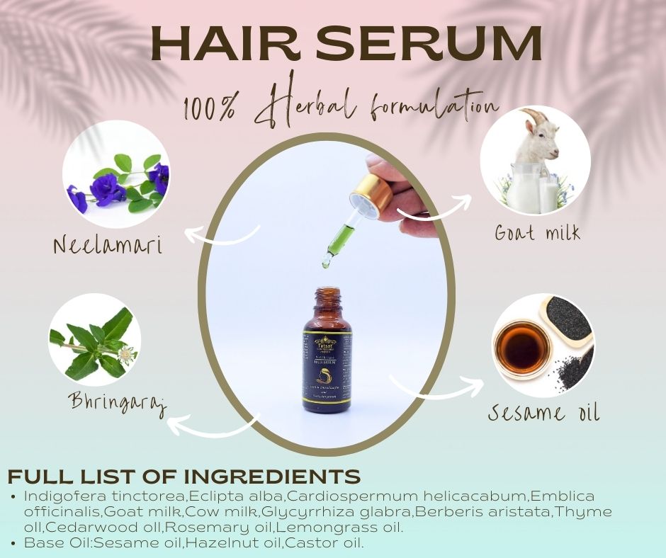 Hair Serum  Best Ayurvedic Hair Growth Serum  Indulekha