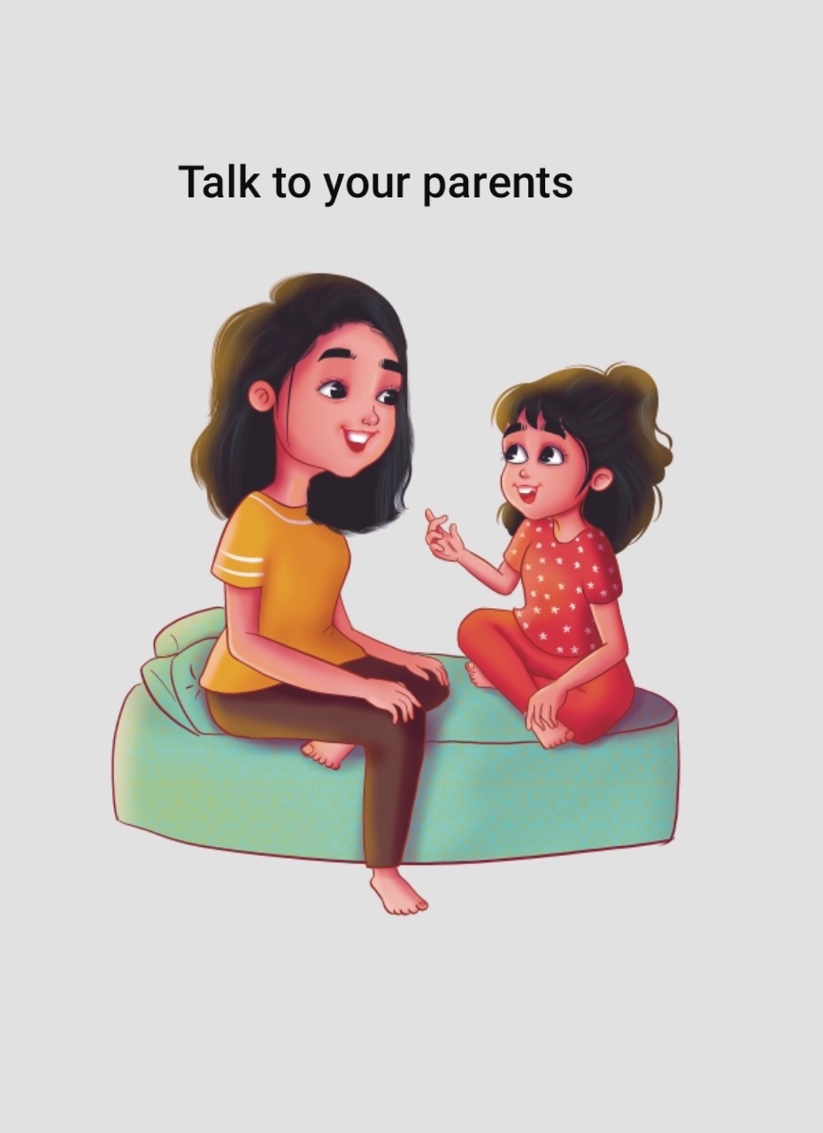 talk to your parents menstruation ,children menstrual awareness