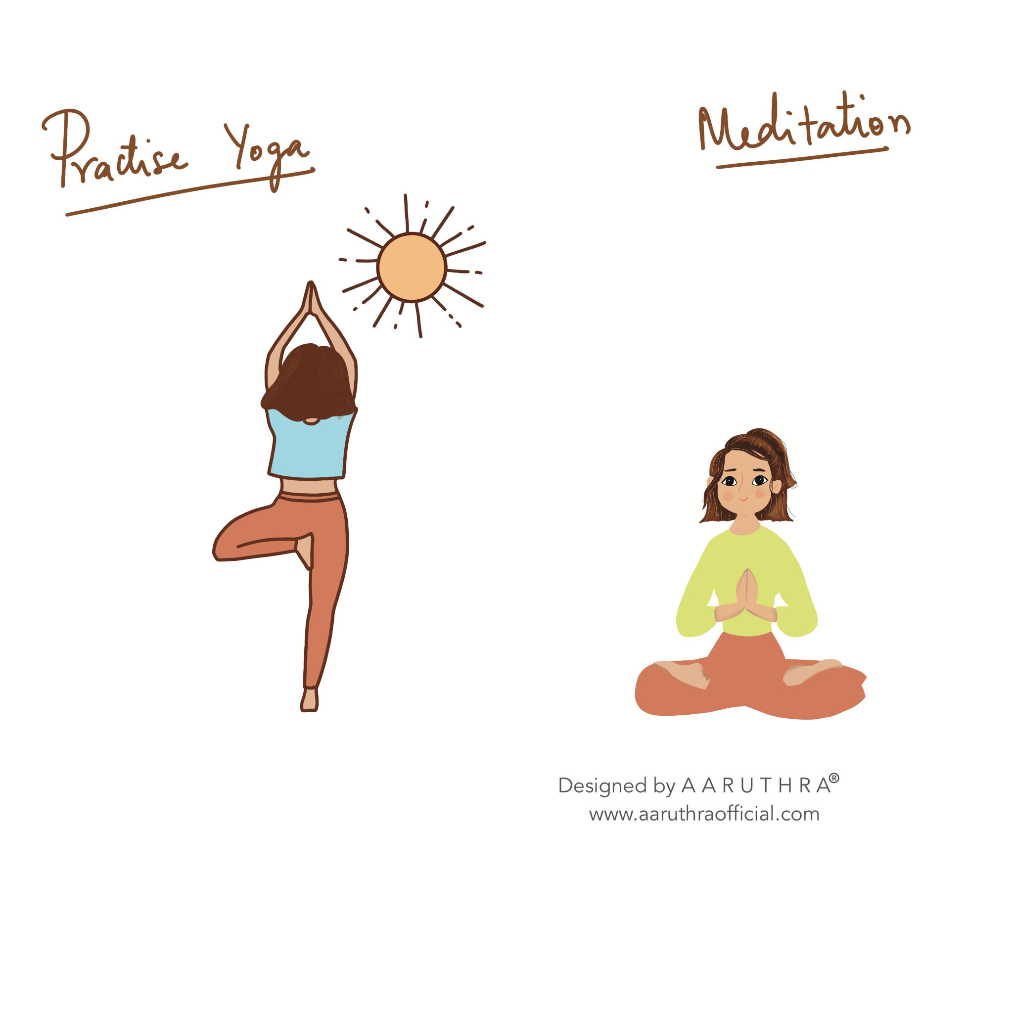 practice yoga and meditation for menstruation , Ayurvedic holistic menstruation