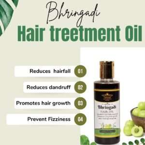 regrow hair, ayurvedic hair oil, bhringadi hair oil
