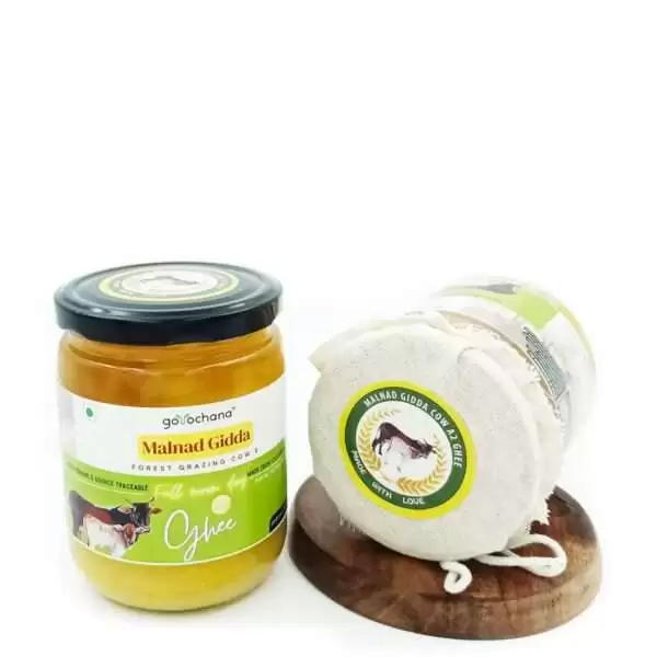 Malnad Gidda, desi ghee , Vedic A2 Bilona cultured Ghee