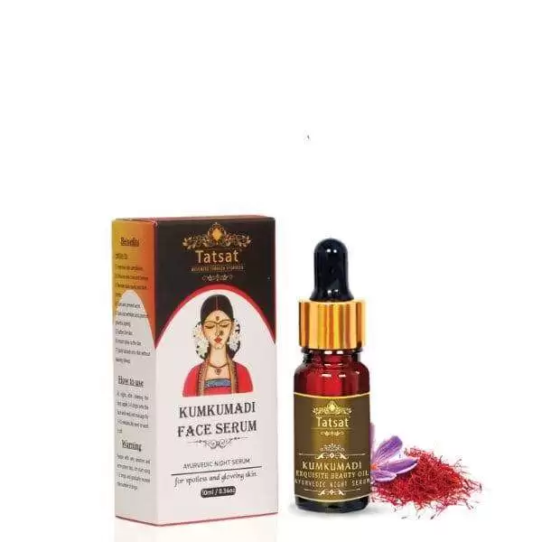 kumkumadi, Home remedies for dark spots, face serum ,clear skin